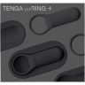 Эрекционное кольцо TENGA PAIRING + с усиленной вибрацией, черное VRP-101